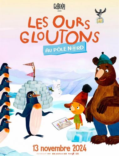 affiche_LES OURS GLOUTONS au Pôle Nord